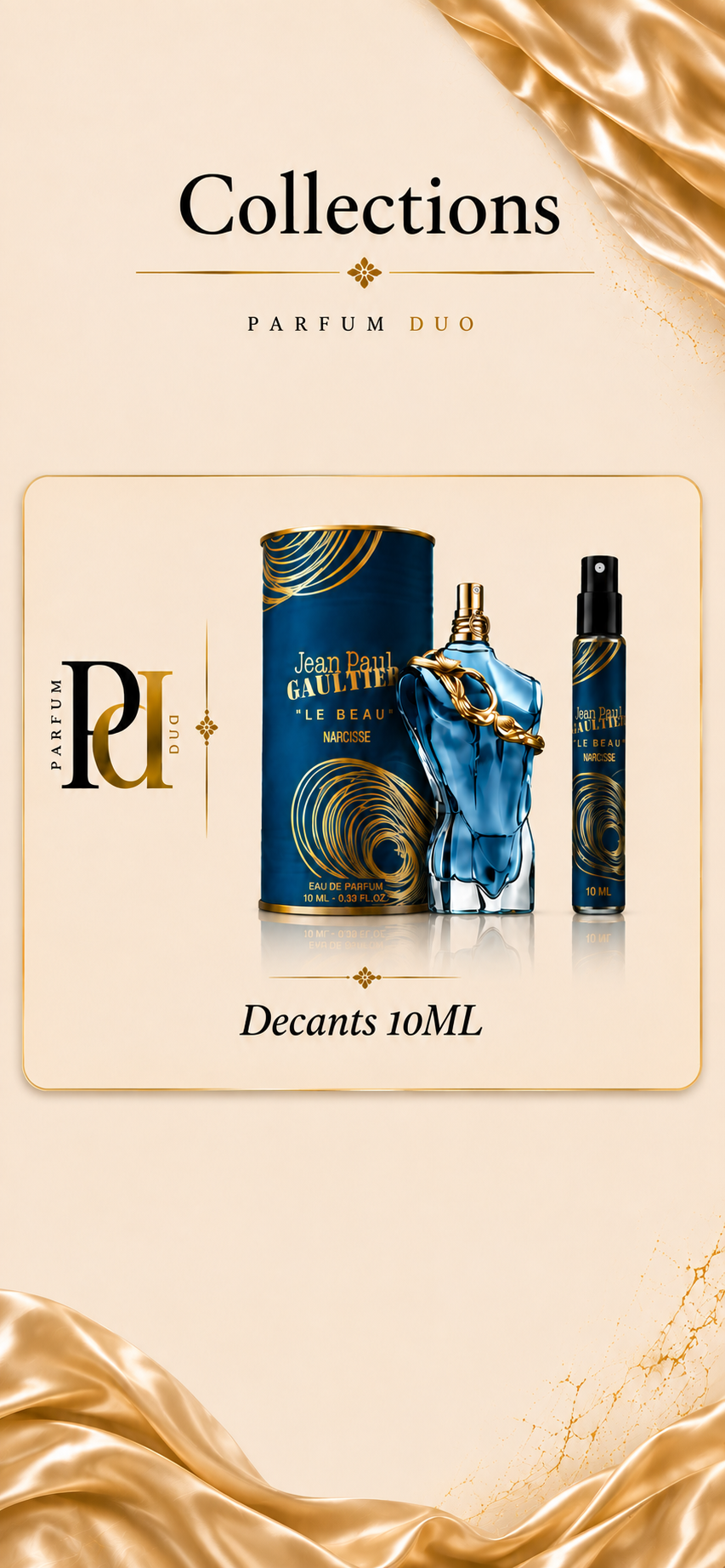 Collection de decants 10ML Parfum Duo